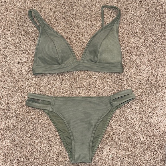 Abercrombie & Fitch Swim Abercrombie Fitch Ribbed Bikini Poshmark